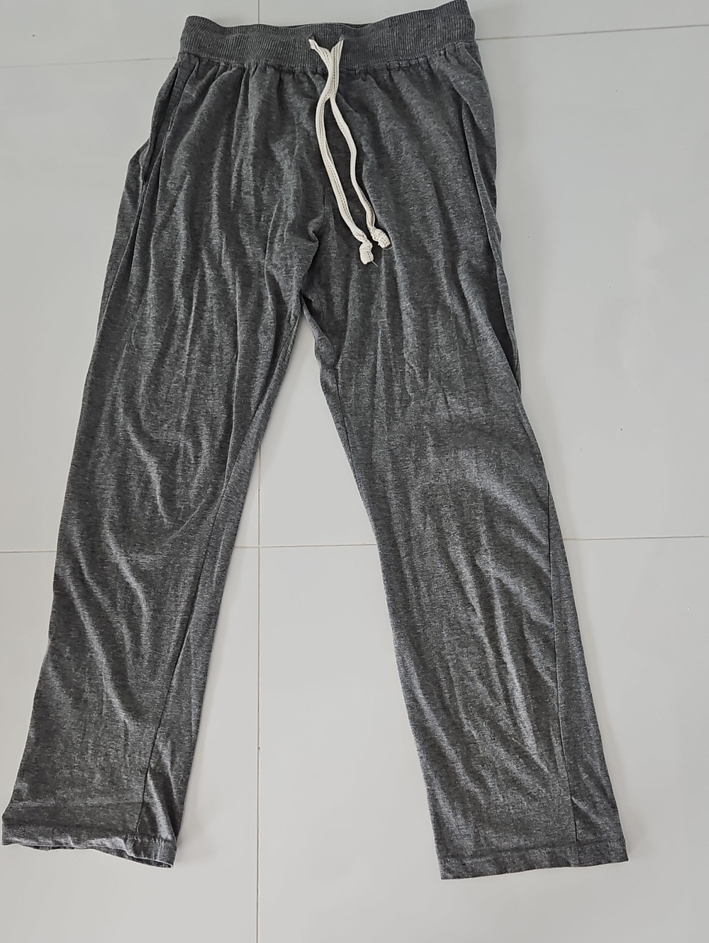 Women's Charcoal Gray Drawstring Lounge Pants